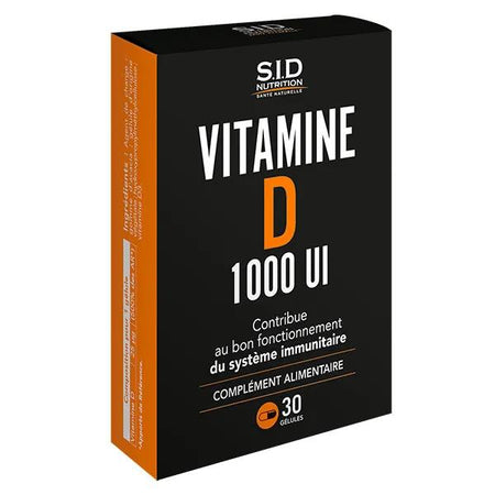SID Nutrition Vitamine D 30 gélules