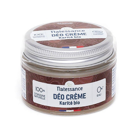Natessance Bio Deodorant Creme Sheabutter 50g