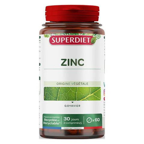 Superdiet Skin Hair Nails Zinc - 30-day course