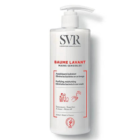 SVR Reinigender und feuchtigkeitsspendender Waschbalsam für empfindliche Hände - 400ml