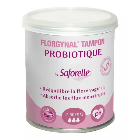Saforelle Protections Tampon Florgynal Probiotique Normal 12 unités
