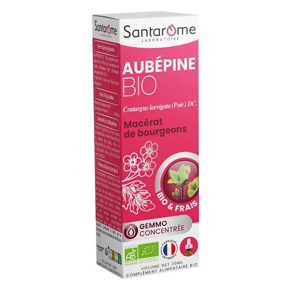 Santarome Bio - Bourgeon d'Aubépine Bio - Gémmothérapie - Flacon de 30ml