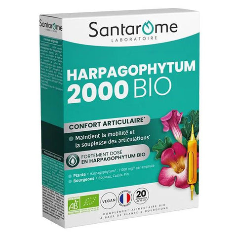 Santarome Bio Harpagophytum Bio 2000 - Gelenkschmerzen - 20 Ampullen