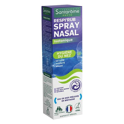 Santarome Bio Isotonisches Nasenspray Respi'rub Reinigt täglich 100 ml
