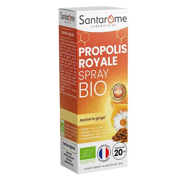 Santarome Bio Spray Propolis Bio Apaise la gorge 20 ml