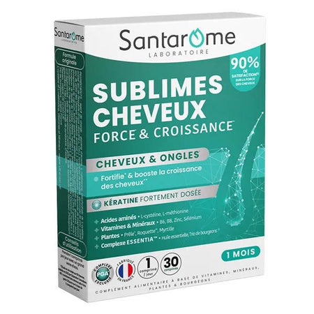 Santarome Phyto Sublimes Cheveux Force & Croissance 30 comprimés
