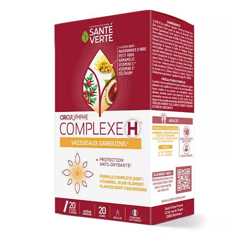 Santé Verte Circulymphe Complex H 20 Sticks