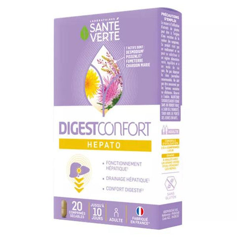 Santé Verte DigestConfort Hepato 20 Tabletten