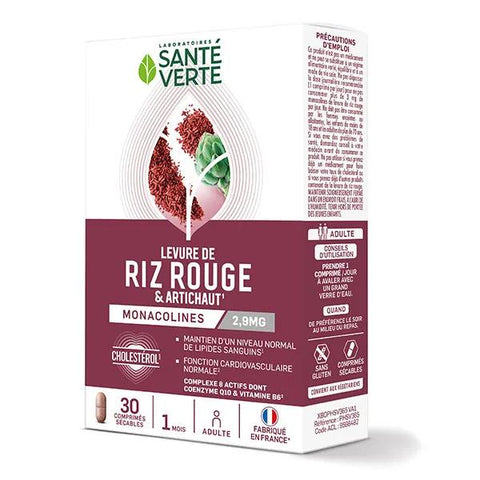 Santé Verte Rotreishefe und Artischocke 60 Tabletten