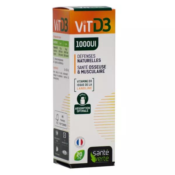 Santé Verte Vitamine D3 1000UI 20ml