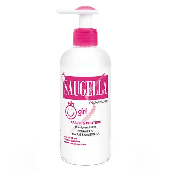 Saugella Girl Soin lavant intime féminin extraits Malva dès 3ans - Flacon 200ml