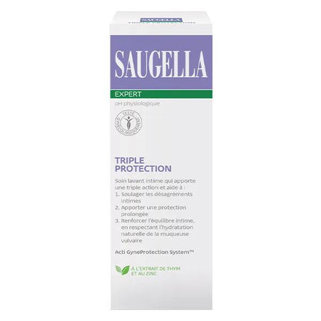 Saugella Triple Protection Soin Lavant Intime Inconforts intimes - Flacon 250ml