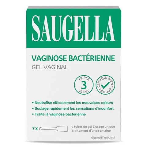 Saugella Triple Effect Bacterial Vaginosis Treatment Gel 7 applicators