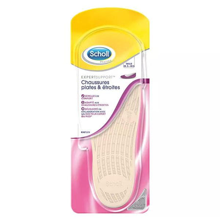 Scholl Expert Support Semelles Chaussures Plates Taille 35,5 à 40,5