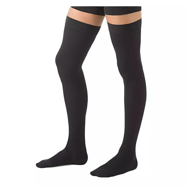 Sigvaris Essentiel Microfibre Homme Bas Auto-Fixants Classe 2 Normal Taille M Noir