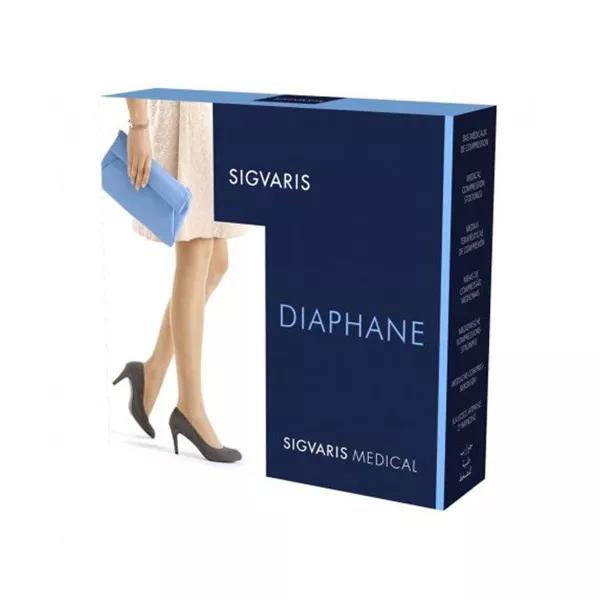 Sigvaris Essentiel Semi-Transparent Bas Auto-Fixants Classe 2 Normal Taille L Dune