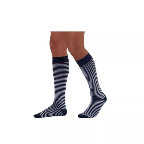 Sigvaris Mariner Men's Compression Socks Class 2 Size L Regular Blue