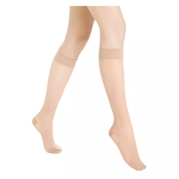 Sigvaris Styles Transparent Chaussettes Classe 2 Normal Taille L Beige 110