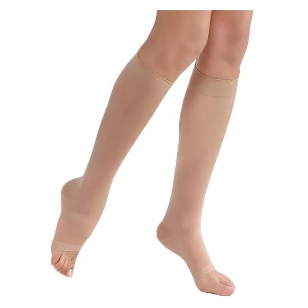 Sigvaris Styles Transparent Chaussettes Pieds Ouverts Classe 2 Normal Taille M Beige 120