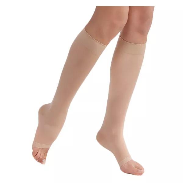 Sigvaris Styles Transparent Chaussettes Pieds Ouverts Classe 2 Normal Taille S Beige 110
