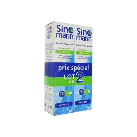 Sinomarin Hypertonique Adulte Nez Bouché Spray Lot de 2 x 125ml
