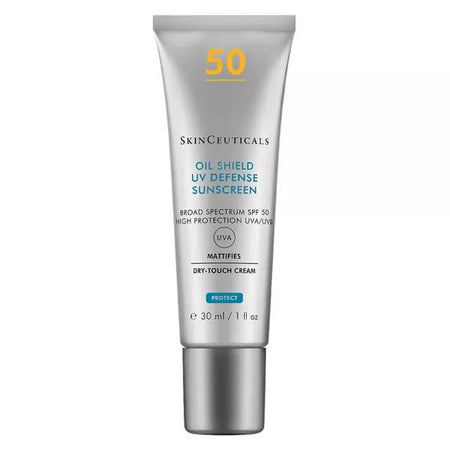 SkinCeuticals Photoprotection Oil Shield UV Defense Protection Solaire Matifiante Visage SPF50 (30 ml)