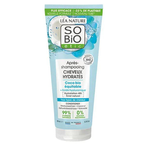 So'Bio Étic Après-Shampoing Coco & Acide Hyaluronique Bio 200ml
