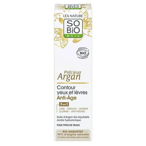 So'Bio Étic Précieux Argan Augen- & Lippenkontur Anti-Age (15 ml)