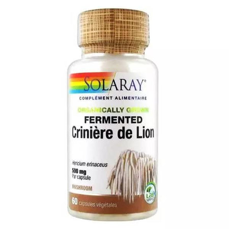 Solaray Crinière de Lion 500mg 60 capsules végétales
