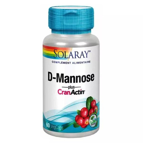 Solaray D-Mannose & Cranberry 60 vegetarische Kapseln