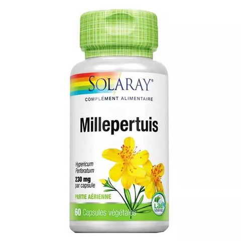 Solaray Johanniskraut 230mg 60 pflanzliche Kapseln