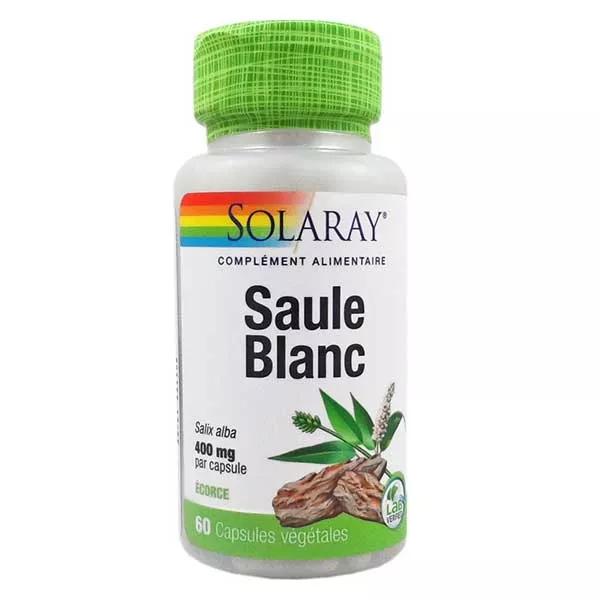 Solaray Saule Blanc 400mg 60 capsules