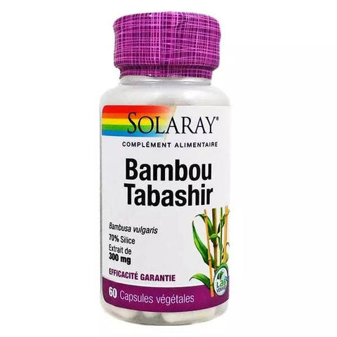 Solaray Bamboo Silica 300mg 60 capsules