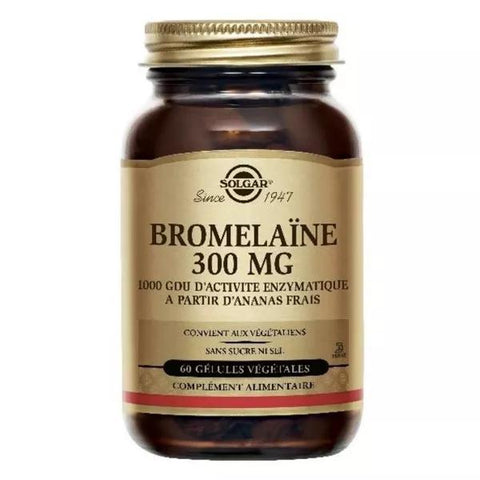 Solgar Bromélaïne 300 mg 60 gélules