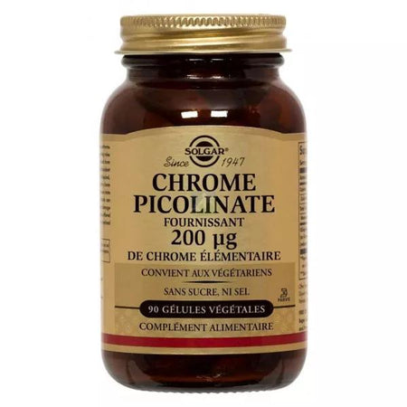 Solgar Chrome Picolinate 200 μg 90 gélules