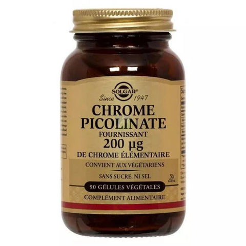Solgar Chrom Picolinat 200 μg 90 Kapseln