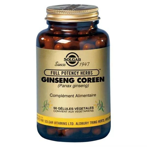 Solgar Korean Panax Ginseng 50 pflanzliche Kapseln