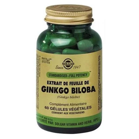 Solgar SFP Ginkgo Biloba 60 gélules végétales