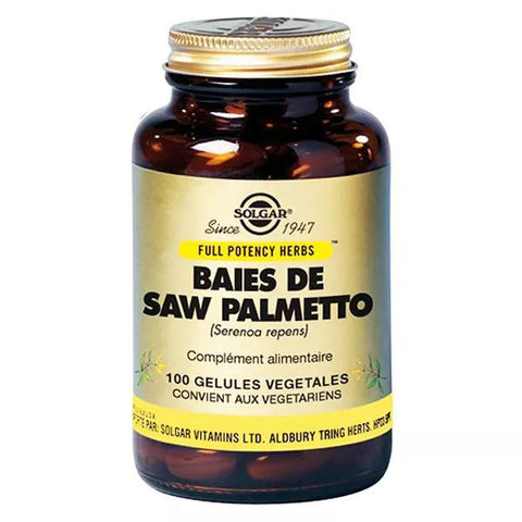 Solgar Saw Palmetto 100 Vegetable Capsules