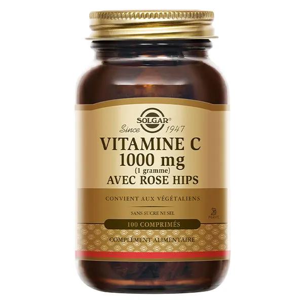 Solgar Vitamine C 1000 avec Rose Hips 100 comprimés