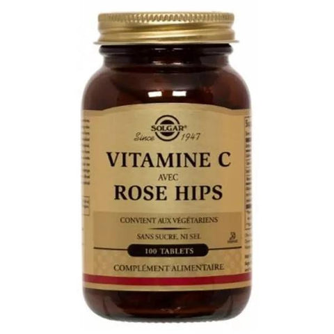 Solgar Vitamin C 500 mit Hagebutten 100 Tabletten