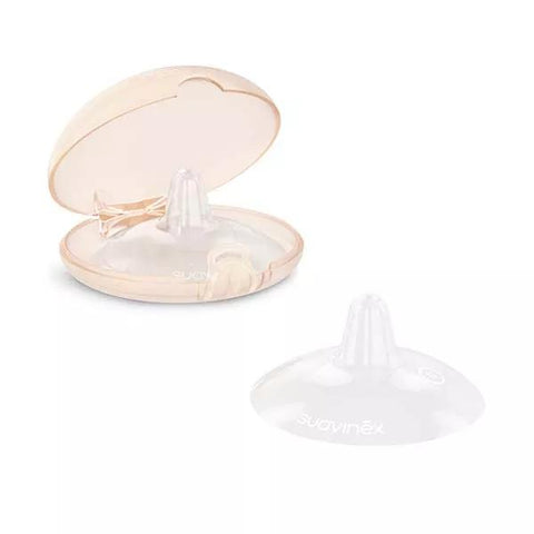 Suavinex Breastfeeding Silicone Nipple Shields Size M Pack of 2