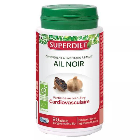 Superdiet Organic Black Garlic 90 capsules