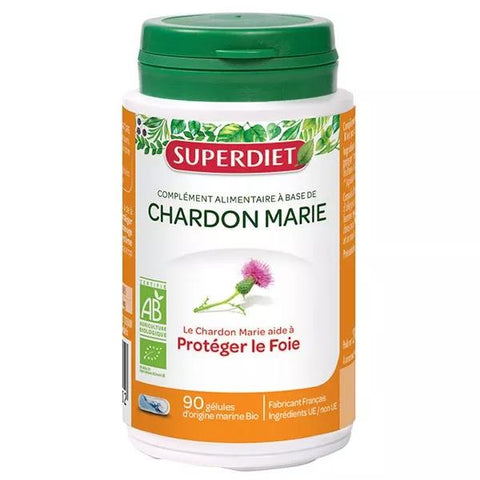 Superdiet Organic Milk Thistle 90 capsules