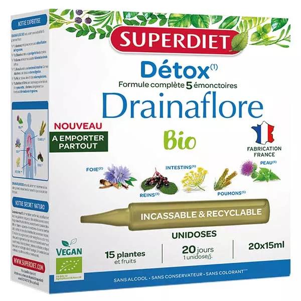 Superdiet Drainaflore Bio 20 unidoses