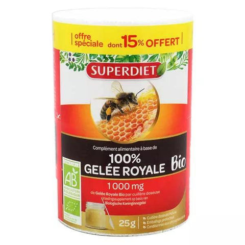 Superdiet Organic Royal Jelly 25g