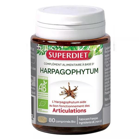 Superdiet Organic Devil's Claw 80 tablets