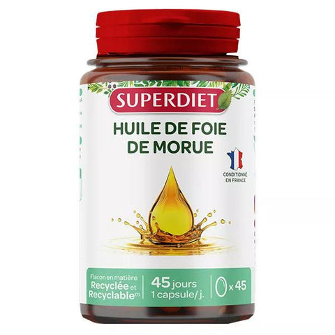 Superdiet Cod Liver Oil 45 capsules
