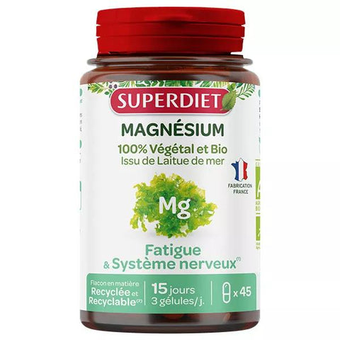 Superdiet Sea Lettuce Magnesium 45 capsules