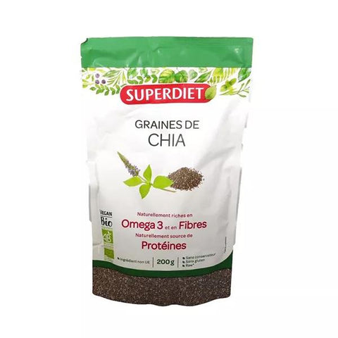 Superdiet Superfood Organic Chia Seeds 200g